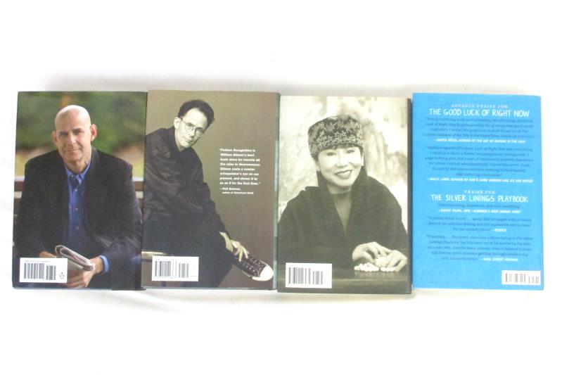 Lot of 4 Fiction Hardback Novels Pattern Recognition Missing You Amy Tan