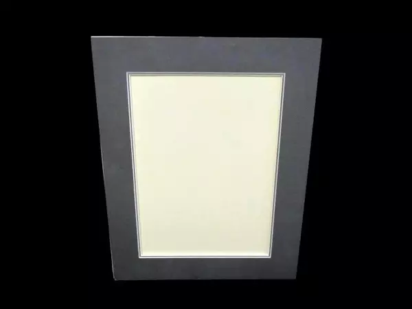 Gray Photo Frame Matting For 18 X 13 Picture Double Layer 23.5 X 18.75 Frame Mat