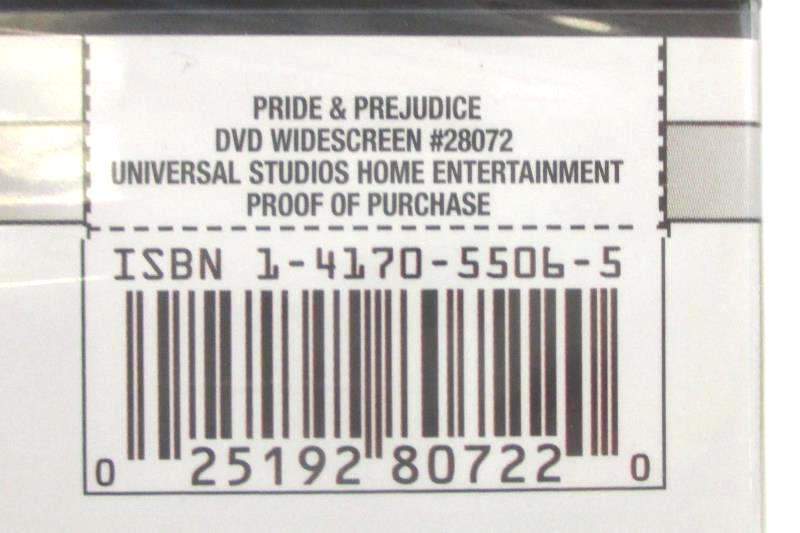 Pride and Prejudice DVD 2006 Widescreen Keira Knightley Movie Sealed