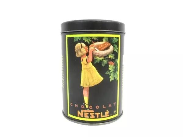 1988 Nestle's Chocolat Tin First Design In The Series Chocolate Collector Item