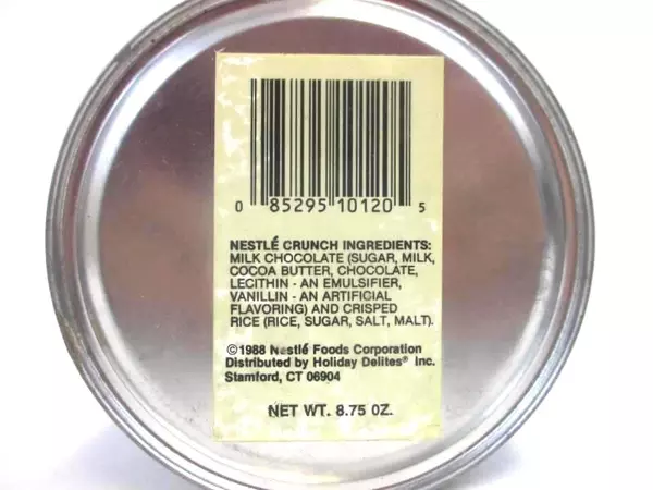 1988 Nestle's Chocolat Tin First Design In The Series Chocolate Collector Item