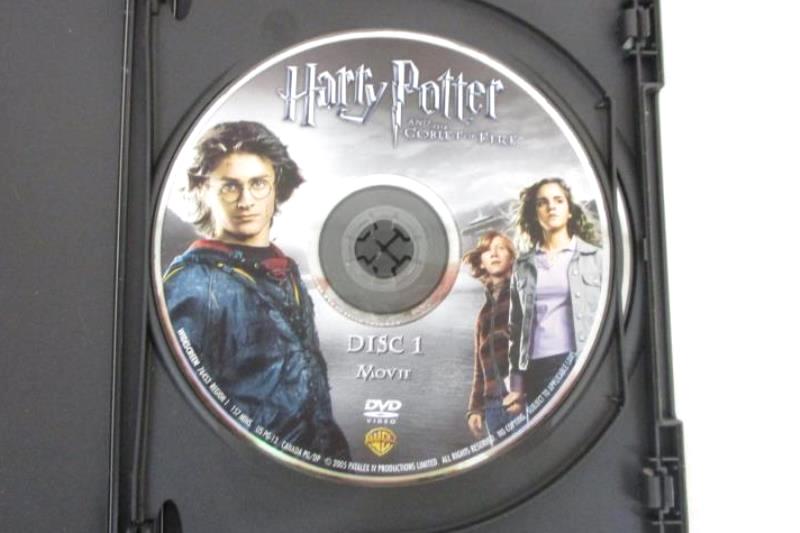 Lot of 3 DVDs Harry Potter 4 & 6 Plus Narnia Lion The Witch and The Wardrobe