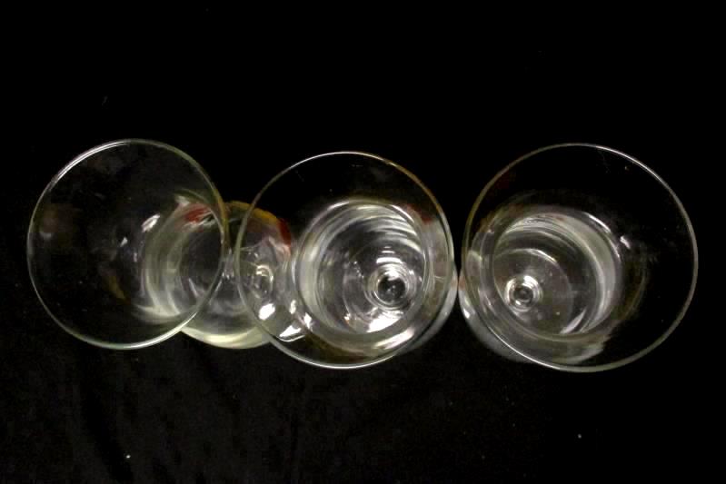 Lot of 3 Hard Rock Cafe Hurricane Glasses Los Angeles Atlantic City WashingtonDC