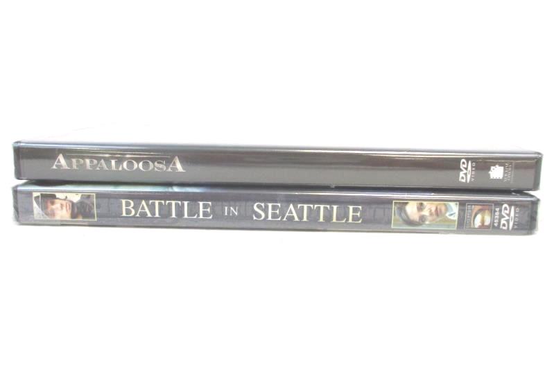 Lot of Action Drama Crime DVDs Battle in Seattle Appaloosa Sealed Unopened