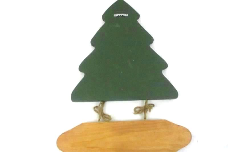 Lot of 2 Wooden Christmas Decoration Santa Moose Snowman Reindeer