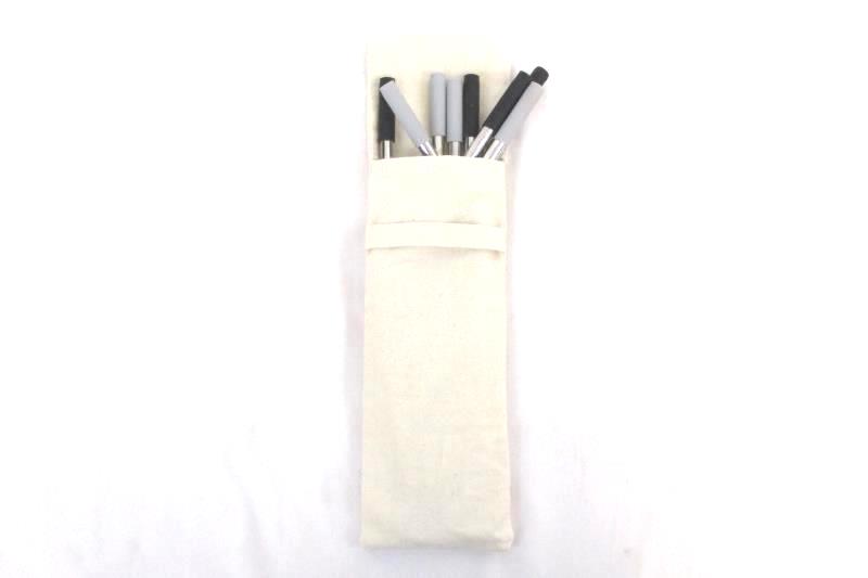 12 Piece Stainless Steel Metal Reusable Drinking Straws With Cleaning Brush