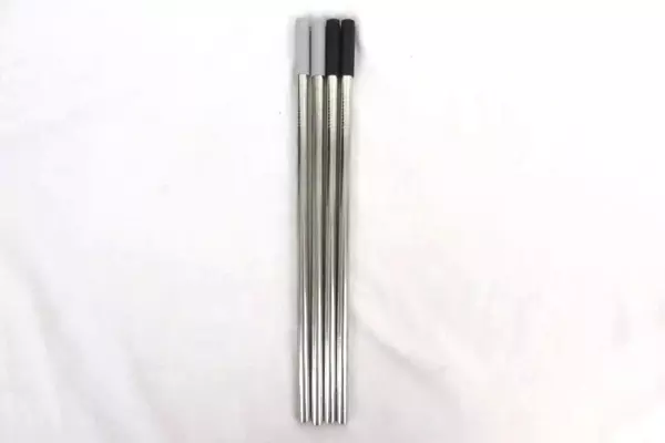 12 Piece Stainless Steel Metal Reusable Drinking Straws With Cleaning Brush Eco
