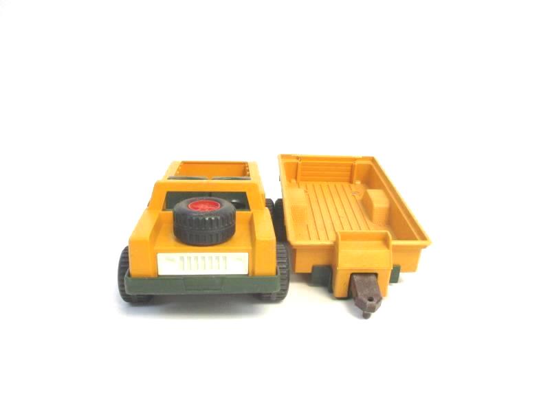 1975 Fisher Price Toys 304 Safari Jeep Truck and Trailer