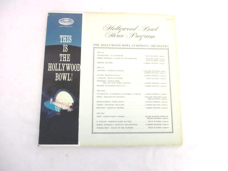 This Is The Hollywood Bowl Symphony Orchesta Capital Records 3 Records Stereo