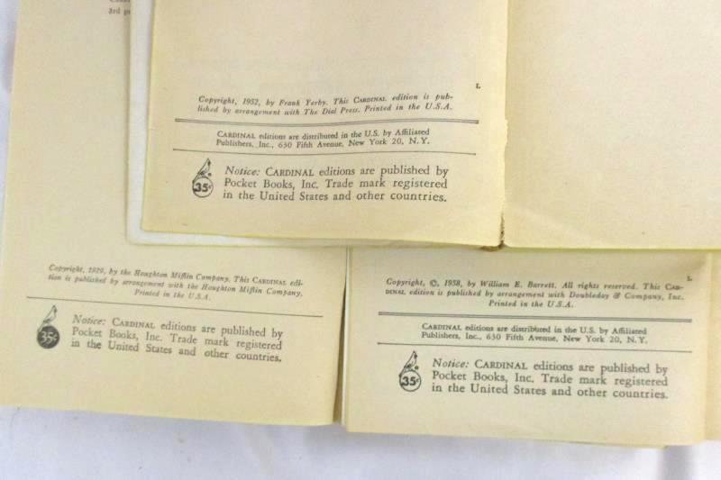 Lot of 3 Vintage Paperback Cardinal Edition Romance Novels Magnificent Obsession
