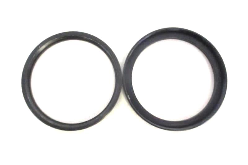 Lot of 2 Tiffen Black Metal Camera Rings Step Down 55mm-52mm Step Up 52mm-58mm