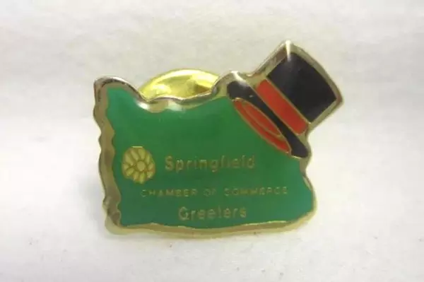 Lot of 3 Oregon Souvenir Pins Astoria Springfield Greeters WindJam North West