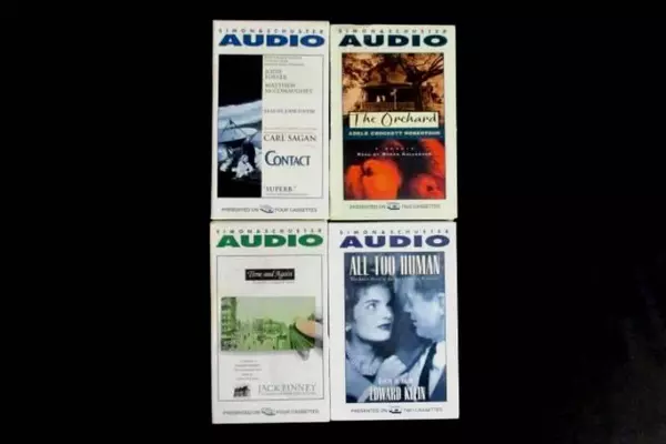 Lot of 4 Audiobook Cassette Tapes Contact Time and Again Orchard All Too Human