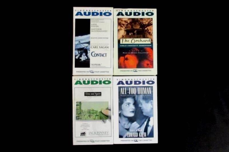 Lot of 4 Audiobook Cassette Tapes Contact Time and Again Orchard All Too Human
