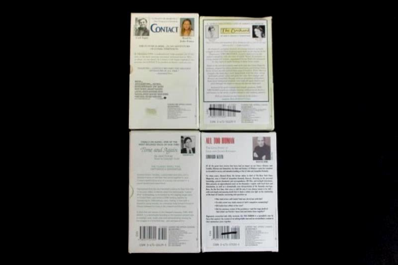 Lot of 4 Audiobook Cassette Tapes Contact Time and Again Orchard All Too Human