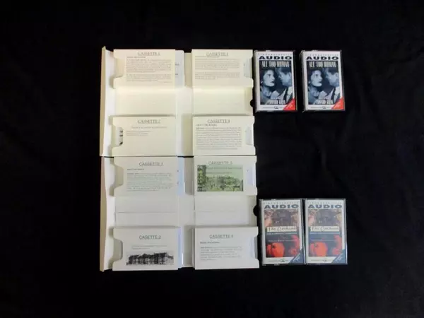 Lot of 4 Audiobook Cassette Tapes Contact Time and Again Orchard All Too Human