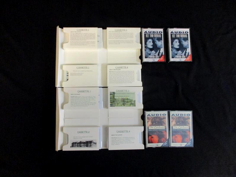 Lot of 4 Audiobook Cassette Tapes Contact Time and Again Orchard All Too Human