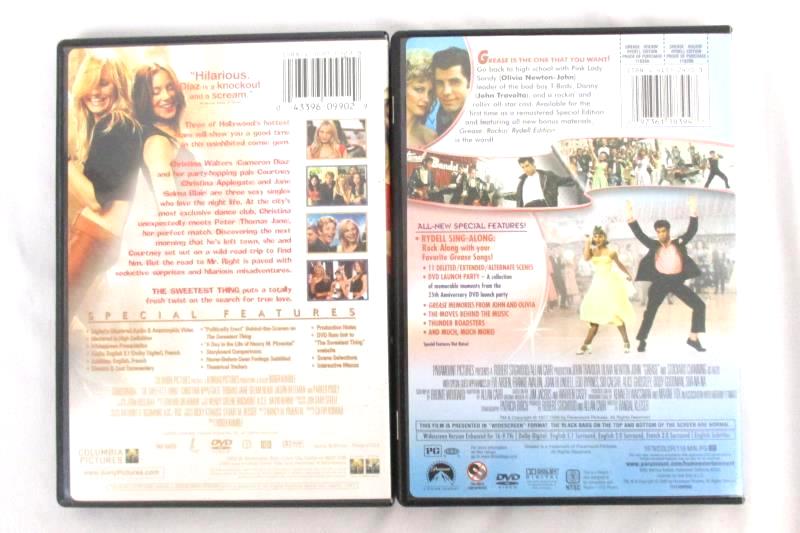 DVD Lot of 2 The Sweetest Thing Grease Rockin' Rydell Edition