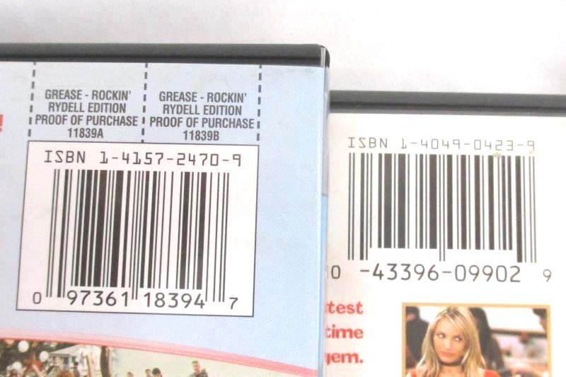 DVD Lot of 2 The Sweetest Thing Grease Rockin' Rydell Edition
