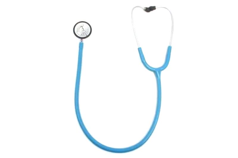 Prestige Clinical Lite Medical Stethoscope Classic Dual Ear Blue Silver Nursing