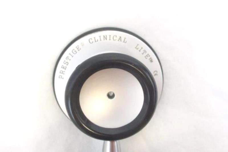 Prestige Clinical Lite Medical Stethoscope Classic Dual Ear Blue Silver Nursing
