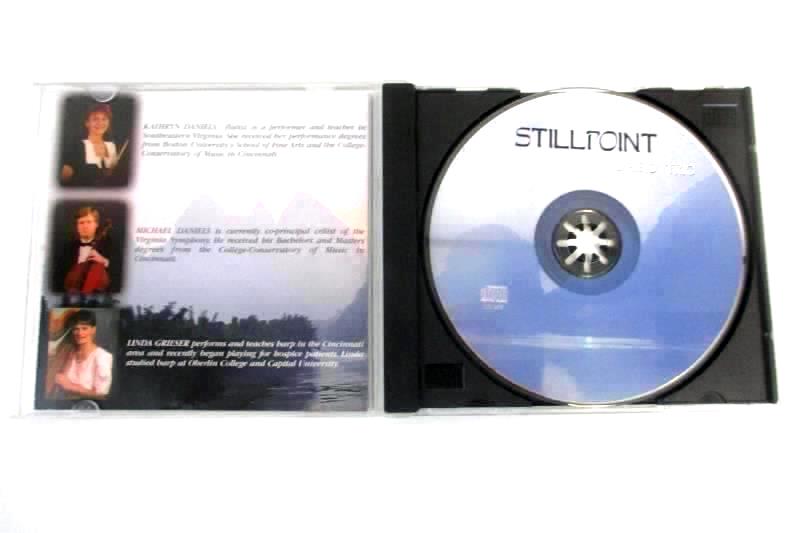 Stillpoint Adagio Trio CD Harp Flute Cello Music 1997 LG897 Daniels Grieser