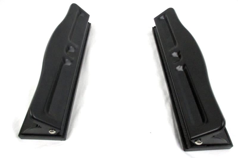 Lot of 3 Black Metal 3 Hole Punch Cutter Manual Compact Rulered