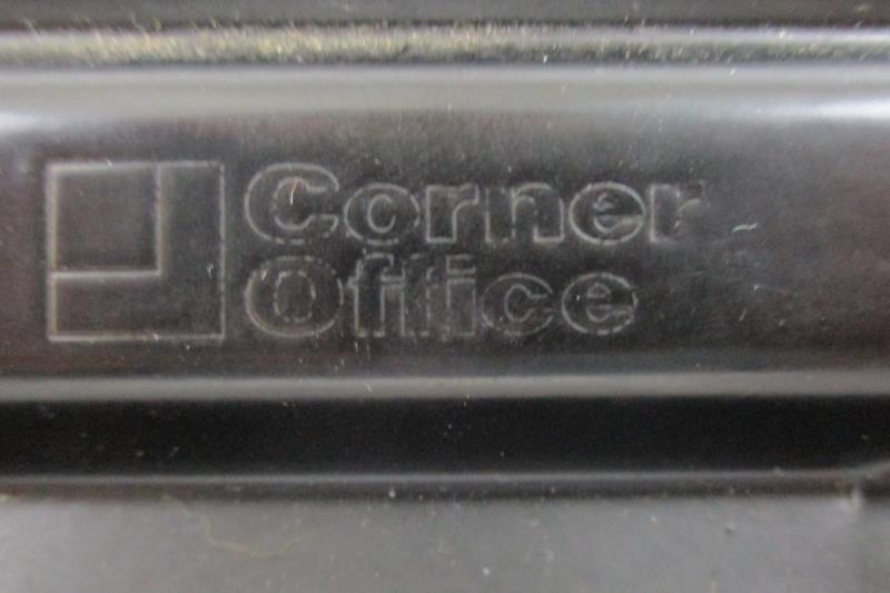 Lot of 3 Black Metal 3 Hole Punch Cutter Manual Compact Rulered
