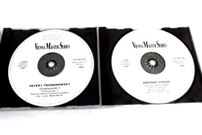 Lot of 4 Vienna Master Series Classic CDs F Mendelssohn Bartholdy Tschaikowsky