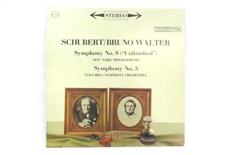 1961 Schubert Bruno Walters Columbia Masterworks No 8 No 5 Vinyl Record Album
