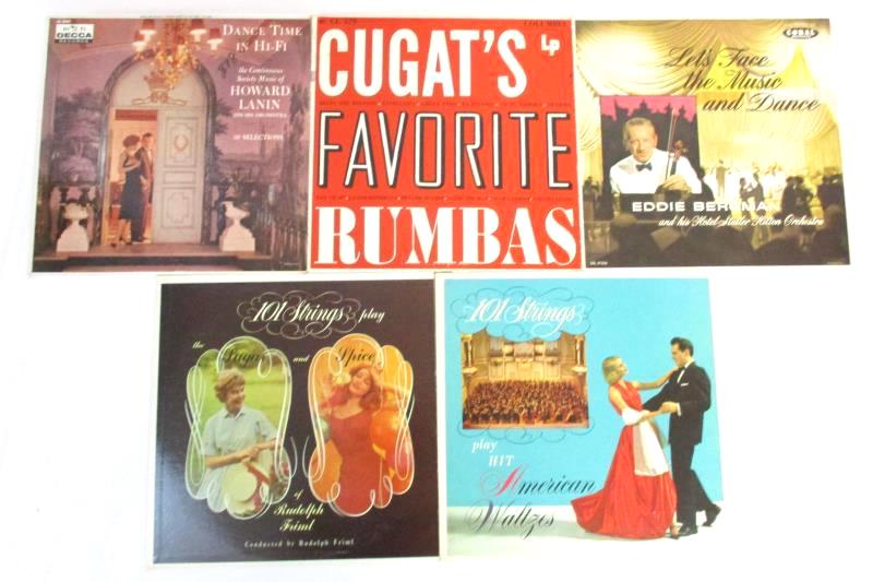 Lot of 5 101 Strings Sugar And Spice Waltz Dance Vinyl Rumba Orchestra Stereo