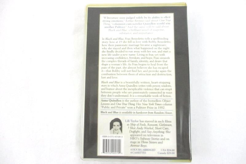 Lot of 2 Audiobook Cassette Tapes Be Sweet Black & Blue Roy Blount Anna Quindlen