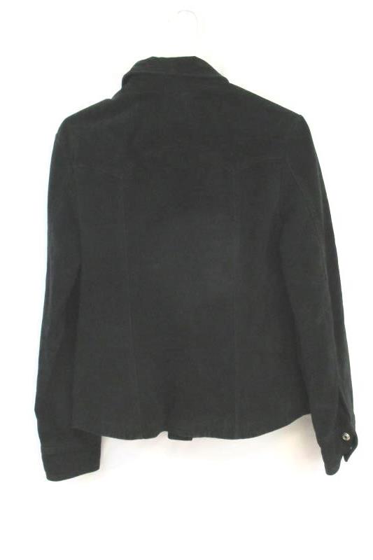 Live A Little Leather Jacket Snaps Double Stitched Women's Size Medium