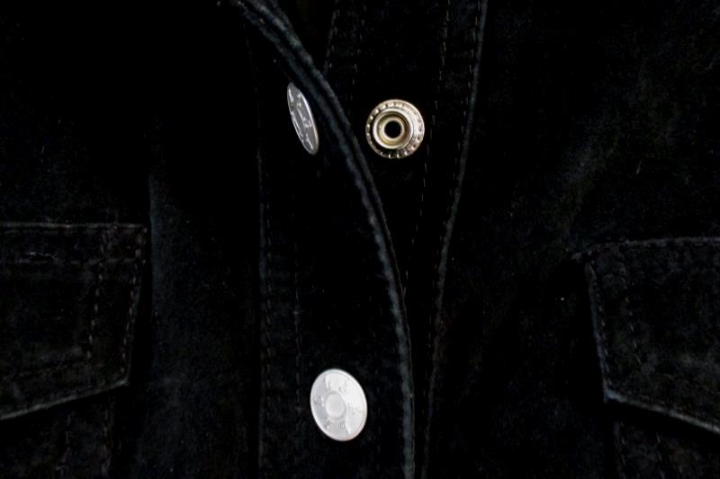 Live A Little Leather Jacket Snaps Double Stitched Women's Size Medium
