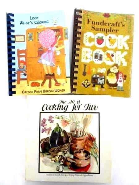 Lot Of 3 Vintage Cookbooks Cooking For 2 Farm Fresh
