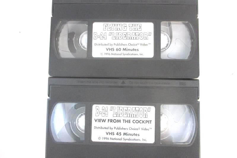National Syndications VHS Tapes B24 Liberator Flying the B24 & View From Cockpit