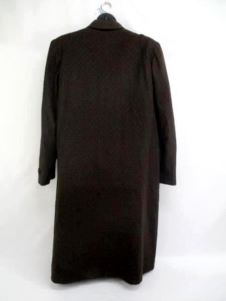 Vintage Women's Sterlingwear Coat Wool Blend Brown Authentic Trench Style