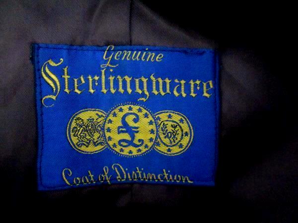 Vintage Women's Sterlingwear Coat Wool Blend Brown Authentic Trench Style
