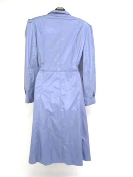 Positively Petite Vintage Trench Coat Purple Nylon Belt By Mervyns
