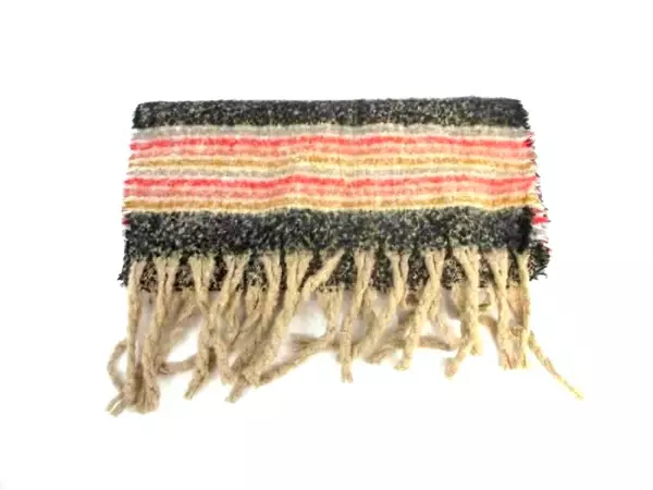 Lot of 3 Women's Scarfs Shoulder Blanket Berkshire Cashmyarn Polyester Fringe