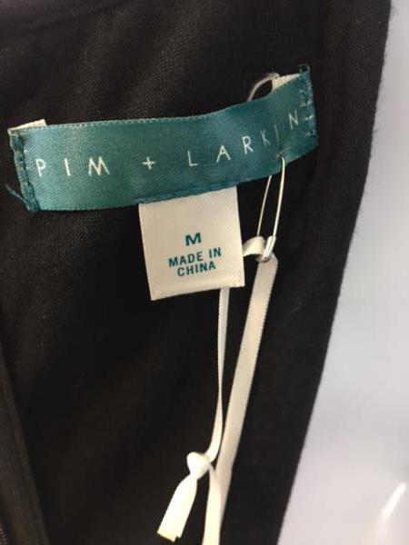 Pim + Larkin Women's Cocktail Little Black Dress Lace Tulle Cap Sleeve LBD Med