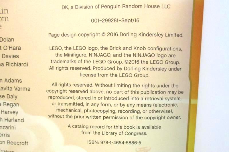 LEGO Ninjago Master of Spinjitzu Book Hardcover 2016 Penguin Random House