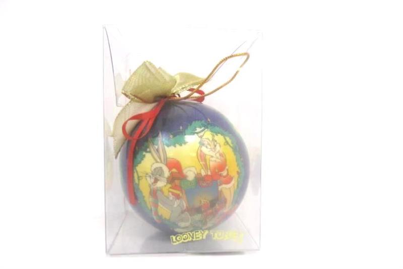 Looney Tunes Bugs & Lola Christmas Tree Ball Ornament 1997 Warner Bros Matrix