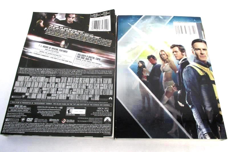 Lot of 2 DVD Movies Xmen First Class 2011 and Star Trek 2010 Marvel Paramount