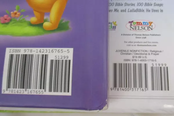 Lot of 2 Children's Story Books Bible Devotions Disney 5min Snuggle Story