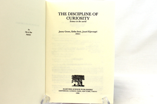 1990 The Discipline of Curiosity: Science in the World Gruen, Smit, Eijvsoogel