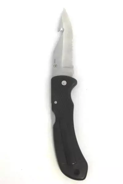 Lot of 3 Pocket Knives Single Folding and Multitool Stainless Red Handle Black