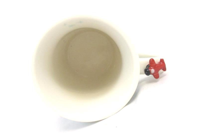 Starbucks Collector Mug Cup 2011 Winter Fun Holiday Figure Red Airplane