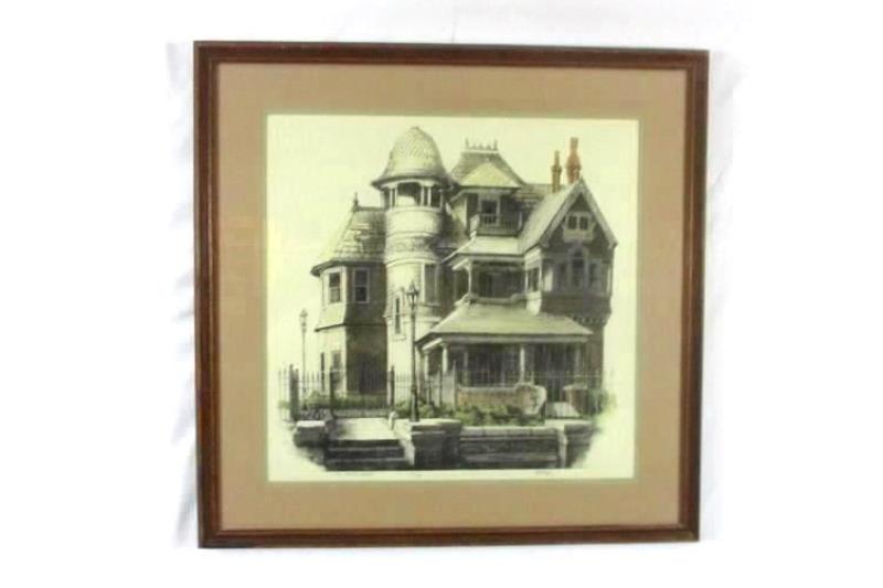 Yarbrough Color Etching 866 Euclid Avenue Limited Edition 120 Of 350 Signed
