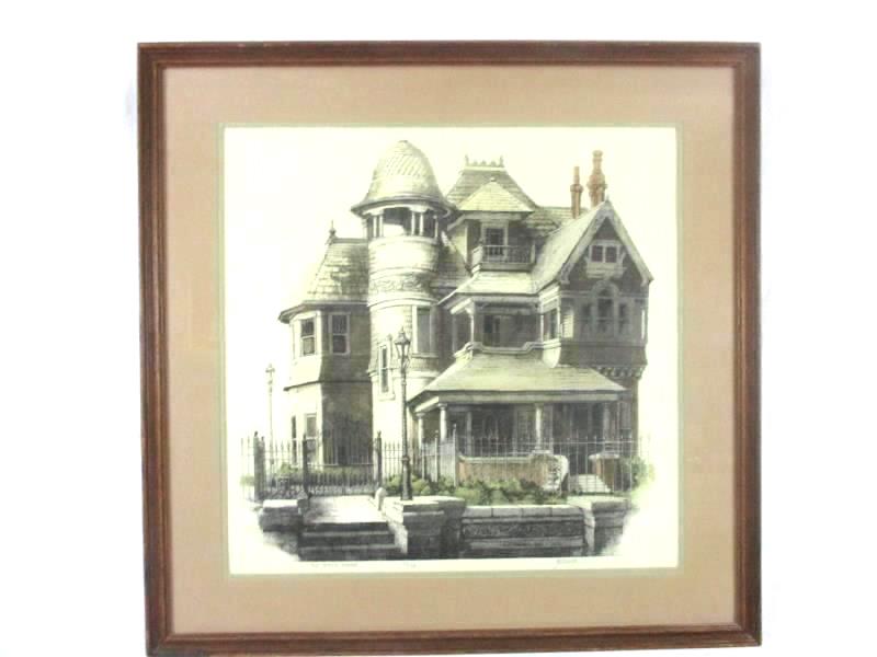 Yarbrough Color Etching 866 Euclid Avenue Limited Edition 120 Of 350 Signed